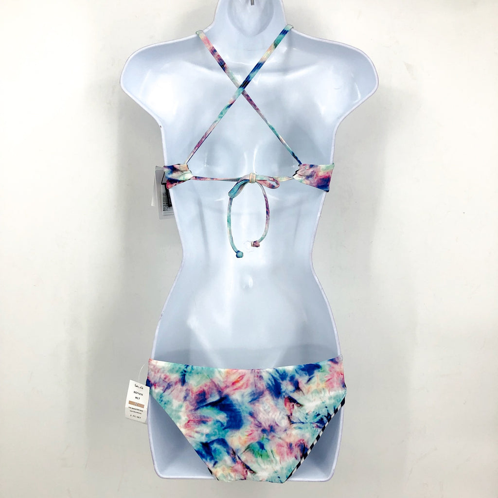 SPLENDID Girls' Brighter Side Hi Neck Two Piece Set 12 Multicolor Reversible NWT