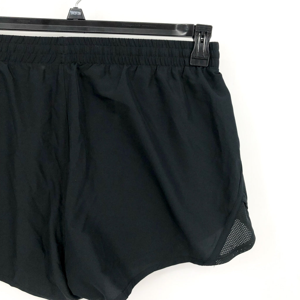 UNDER ARMOUR Women's Fly By 2 in 1 Athletic Shorts Large Black Stretch NWT