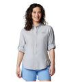 COLUMBIA Women's PFG Tamiami II Long Sleeve Shirt Small Cirrus Grey NWT