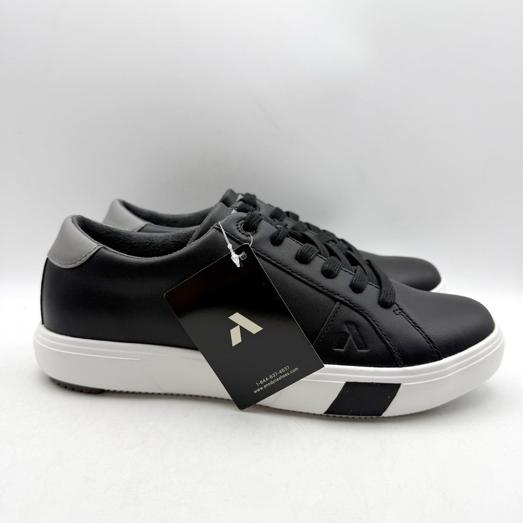 Anodyne Womens No. 27 Casual Sneakers US 8.5 M Black Leather NWT