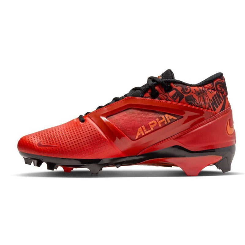 Nike Mens Alpha Menace 4 Pro NRG Molded Football Cleats 11.5 Orange Black NWOB