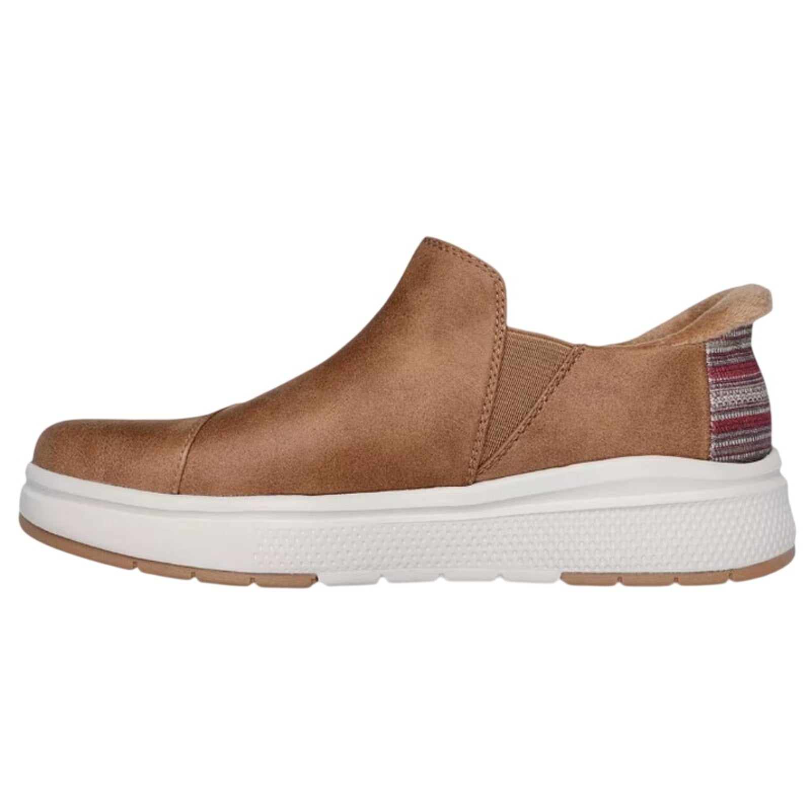 Skechers BOBS Womens Slip-Ins Skipper Wave Stay Snug Shoes Size 6.5 Brown NWT
