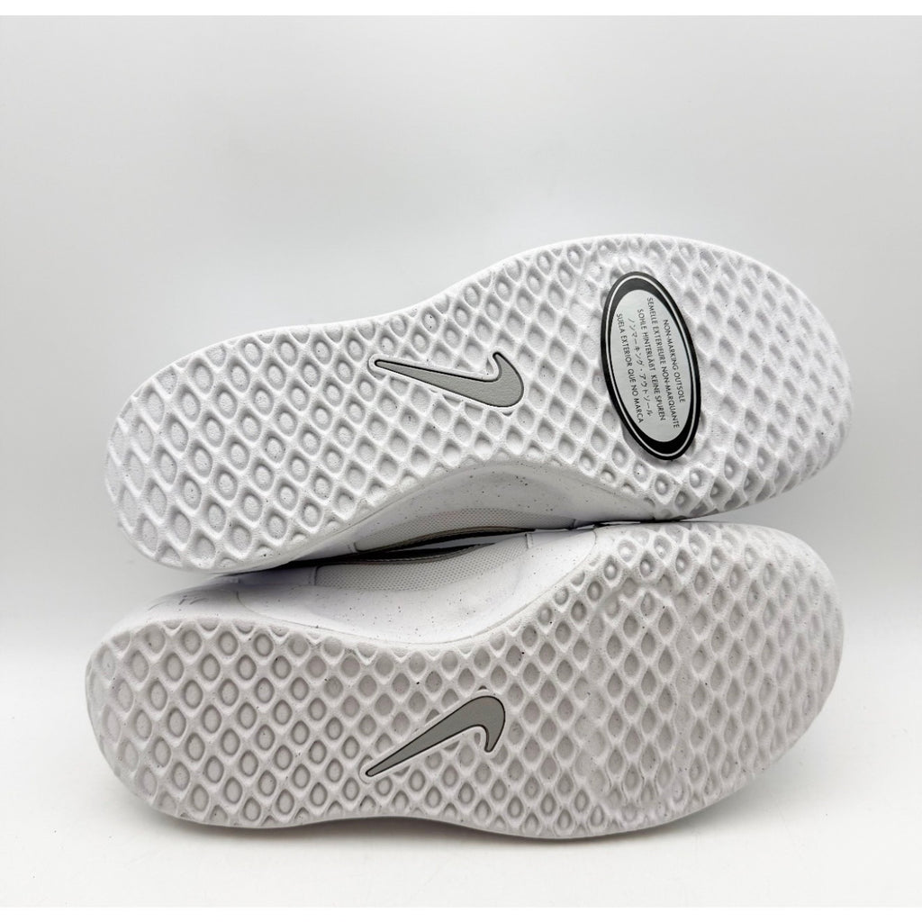 NIKE Womens Zoom Court Lite 3 Athletic Shoes US 8.5 White Silver DH1042 NIB