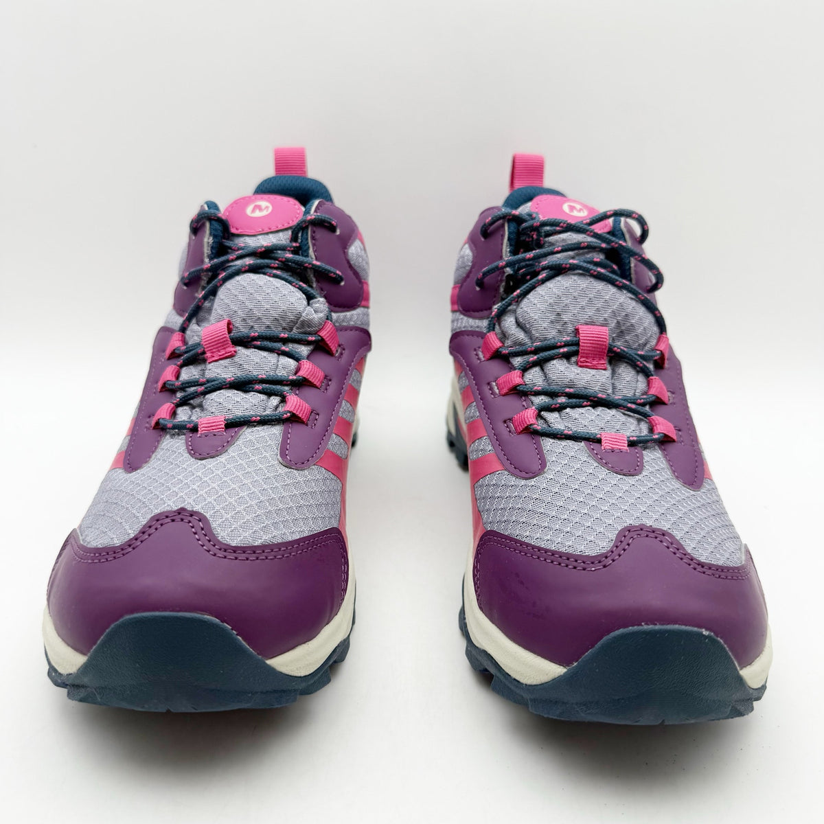 Merrell Big Kids Moab Speed 2 Mid Hiking Shoes US 7 M Pink Purple Waterproof NIB