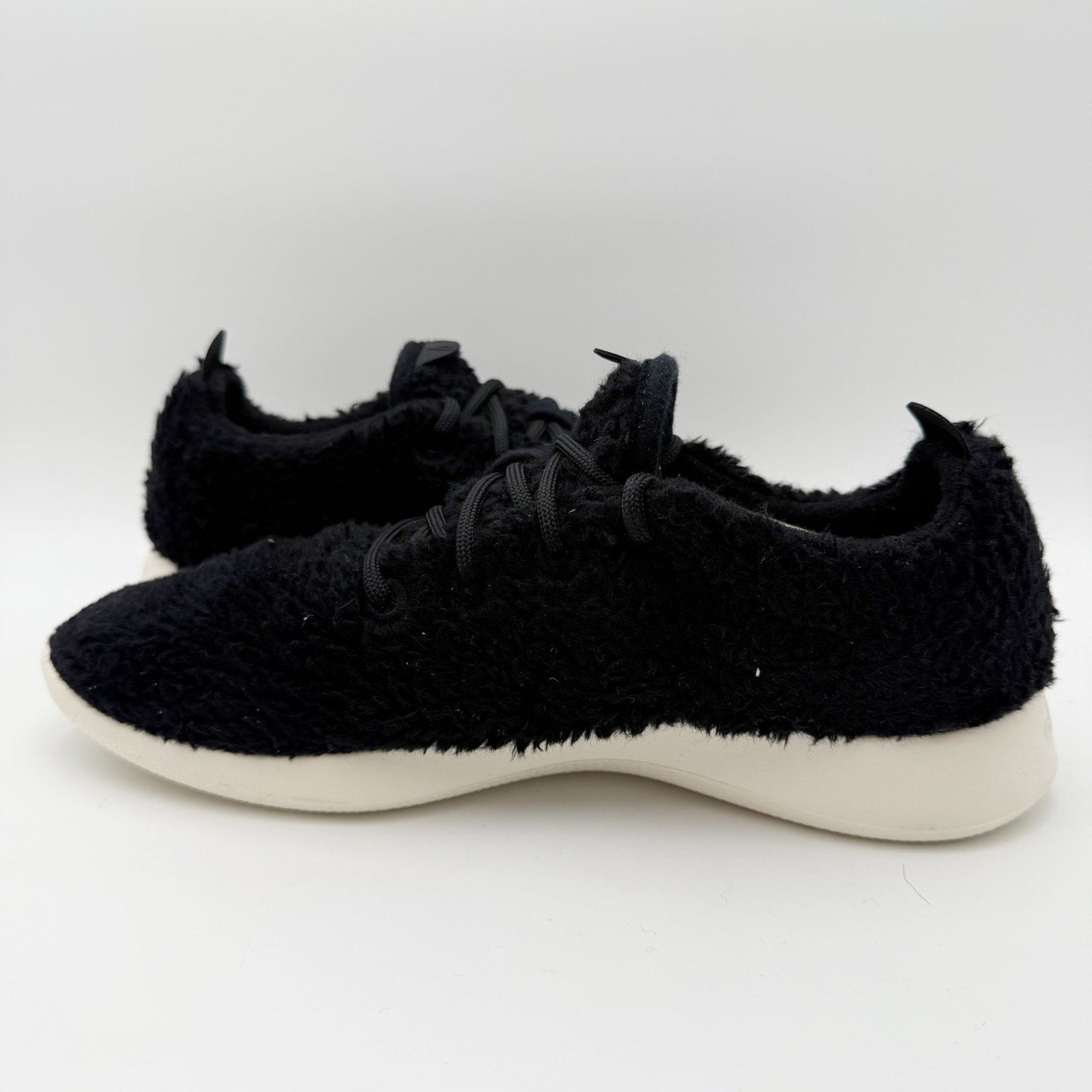 AllBirds Mens Wool Runner Fluff Sneakers US 10 EU 42.5 Black Athletic NIB