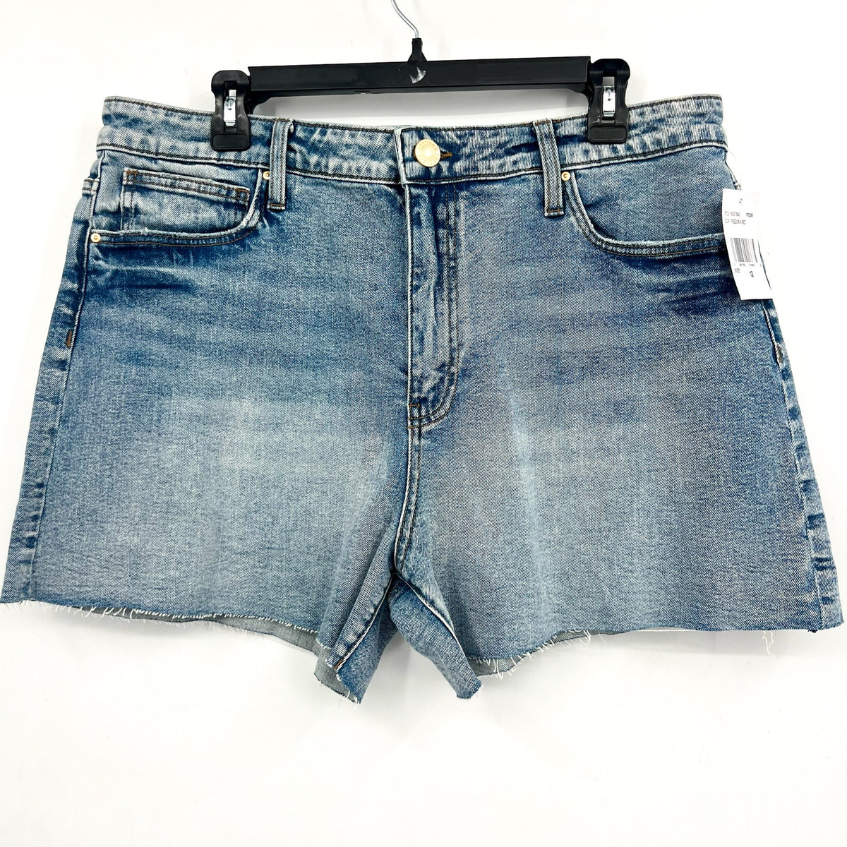 KUT FROM THE KLOTH Taylor Jean Shorts Size 14 Freedom Blue Raw Hem NWT
