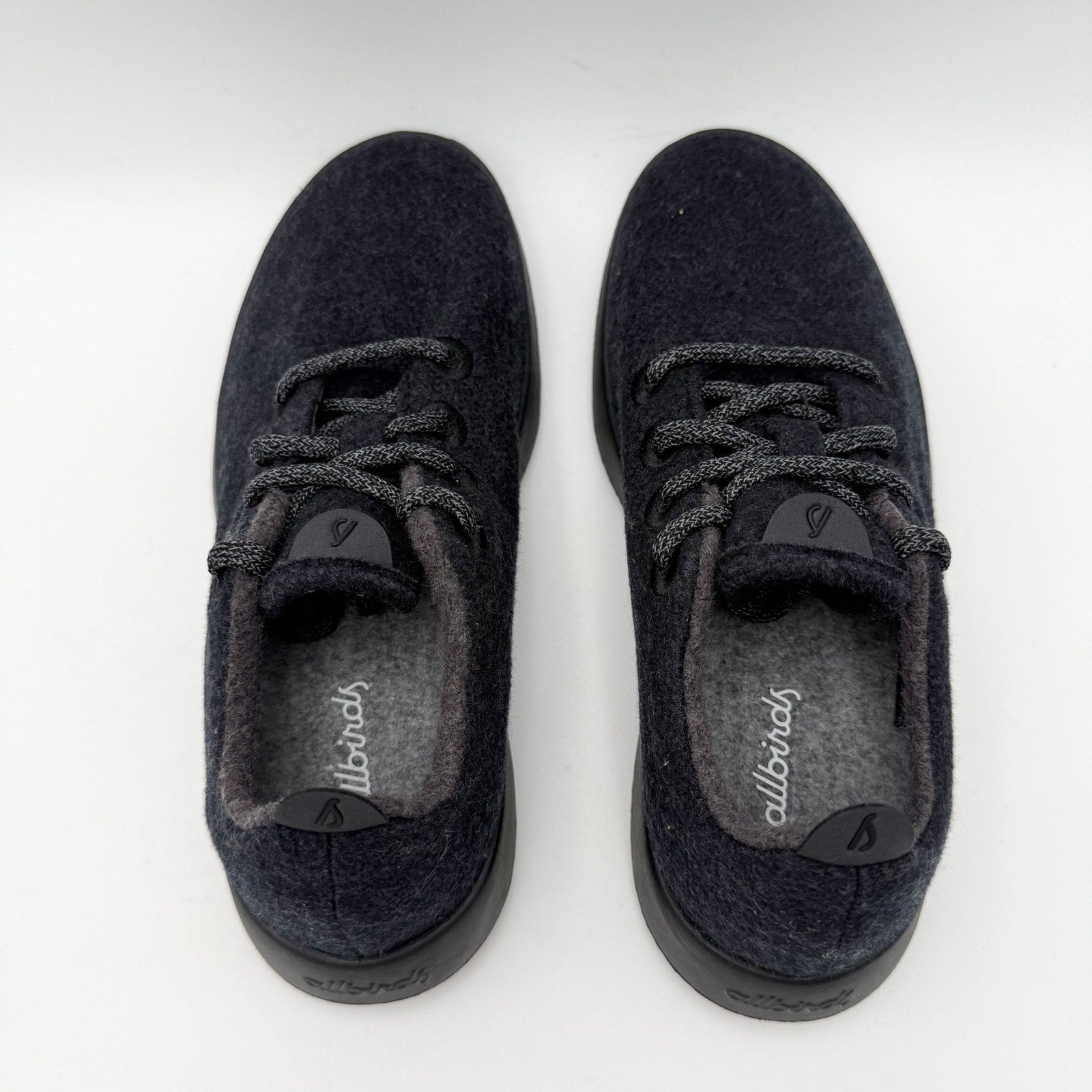AllBirds Womens Wool Runner Casual Sneakers US 9 EU 39 Black Athletic NIB