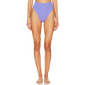 BEACH RIOT Women's Highway Bikini Bottom Medium Purple Periwinkle Waffle NWT