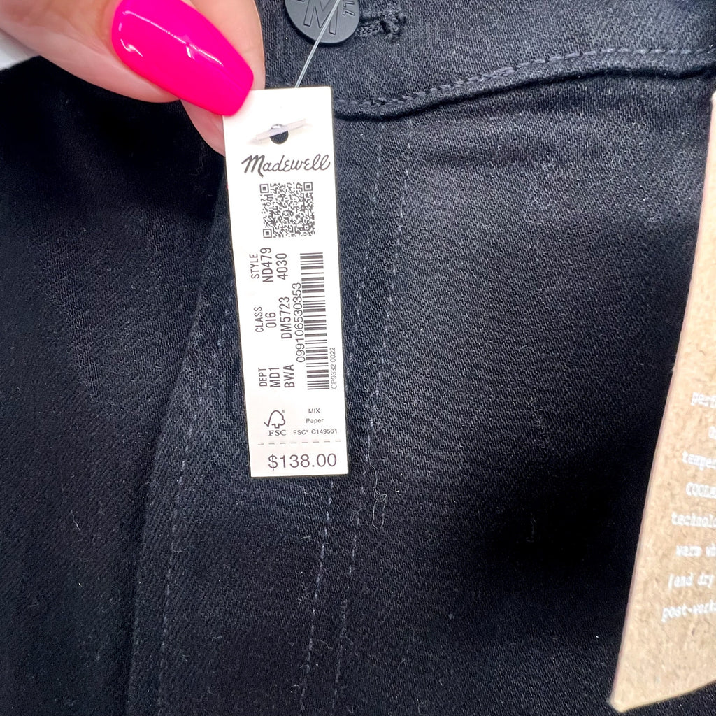 MADEWELL Men's Slim Jeans 40x30 Black Bainhart Wash ND479 COOLMAX® Denim NWT