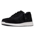 BILLY Footwear Mens Comfort Jogger Sneakers US 7.5 Wide EU 40.5 Black Suede NWOB