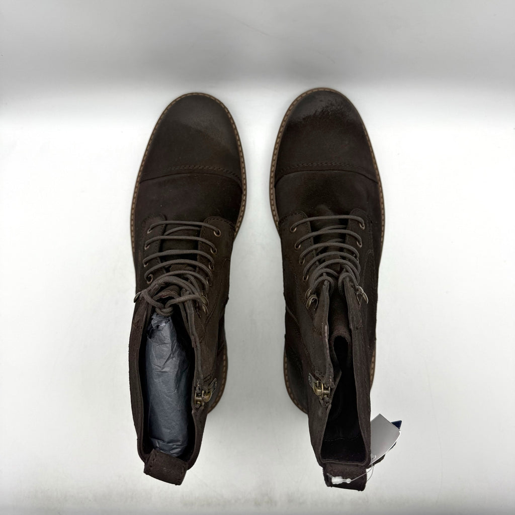 Anthony Veer Mens Wilder Ankle Boots US 12 M EU 45 Brown Suede Cap Toe NIB