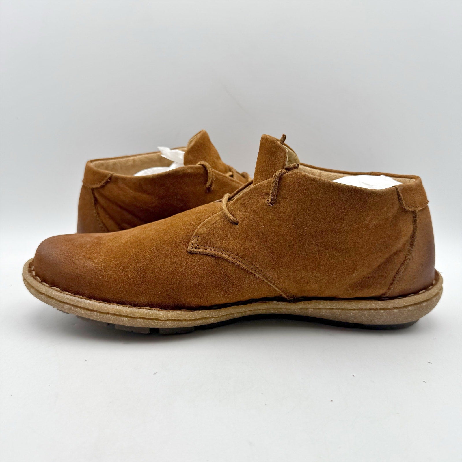 Born Womens Nuala ll Ankle Booties US 9 EU 39.5 Brown Nubuck Leather NWOB
