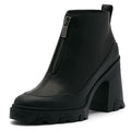 SOREL Womens Brex Booties US 8.5 EU 39.5 Black Leather Waterproof Heel Zip NIB