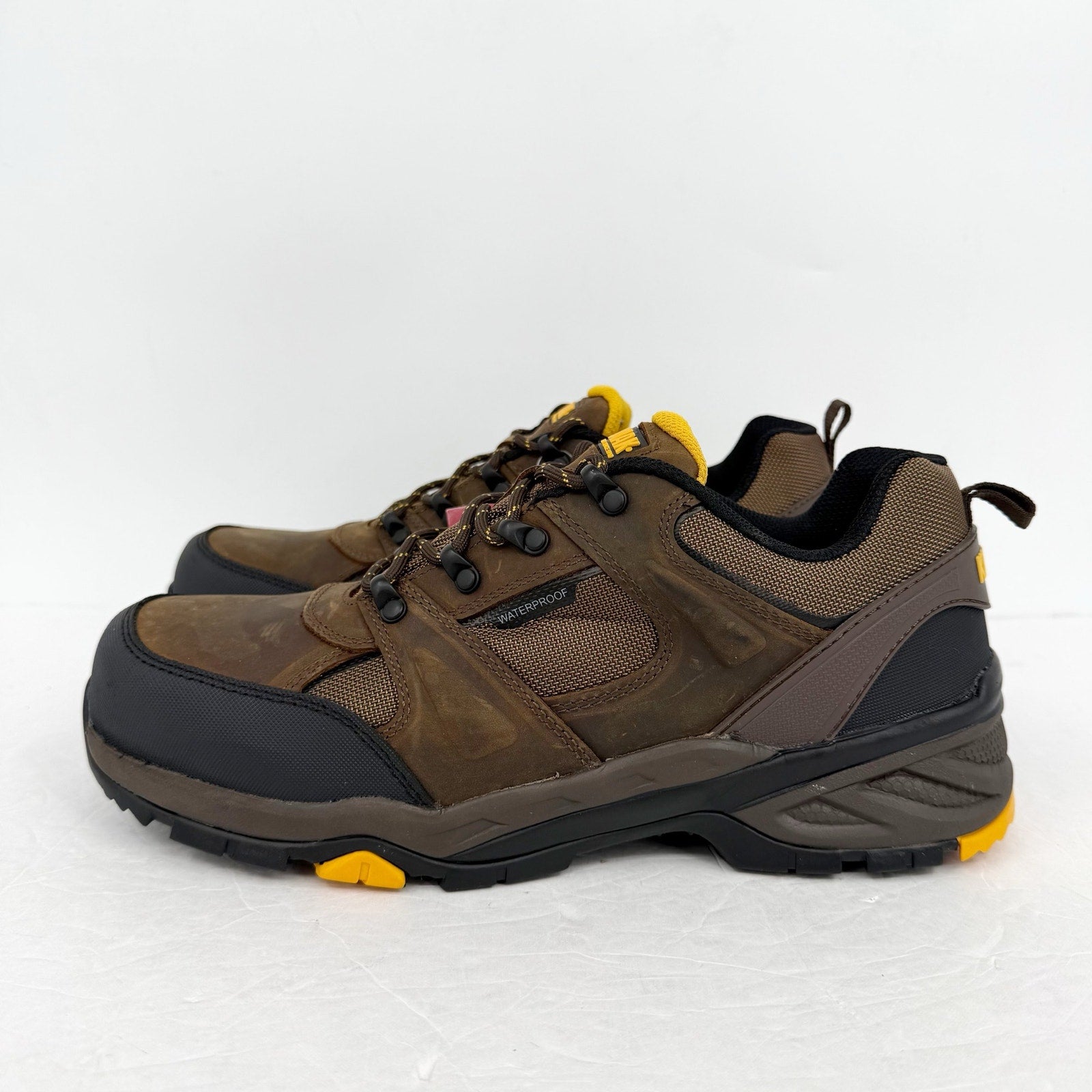 Kodiak Mens Rapid Work Sneakers US 11 Brown Leather WP Comp Toe EH NIB
