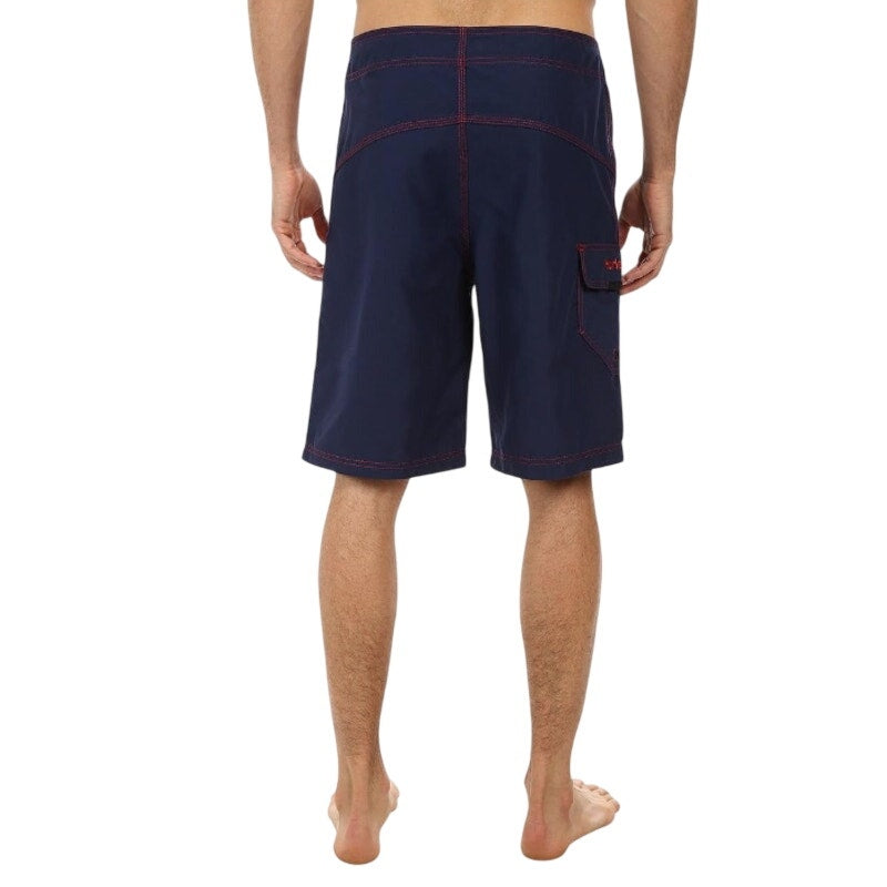 HURLEY Mens Standard One and Only Board Shorts 2.0 Size 38 Navy Neon Pink NWT