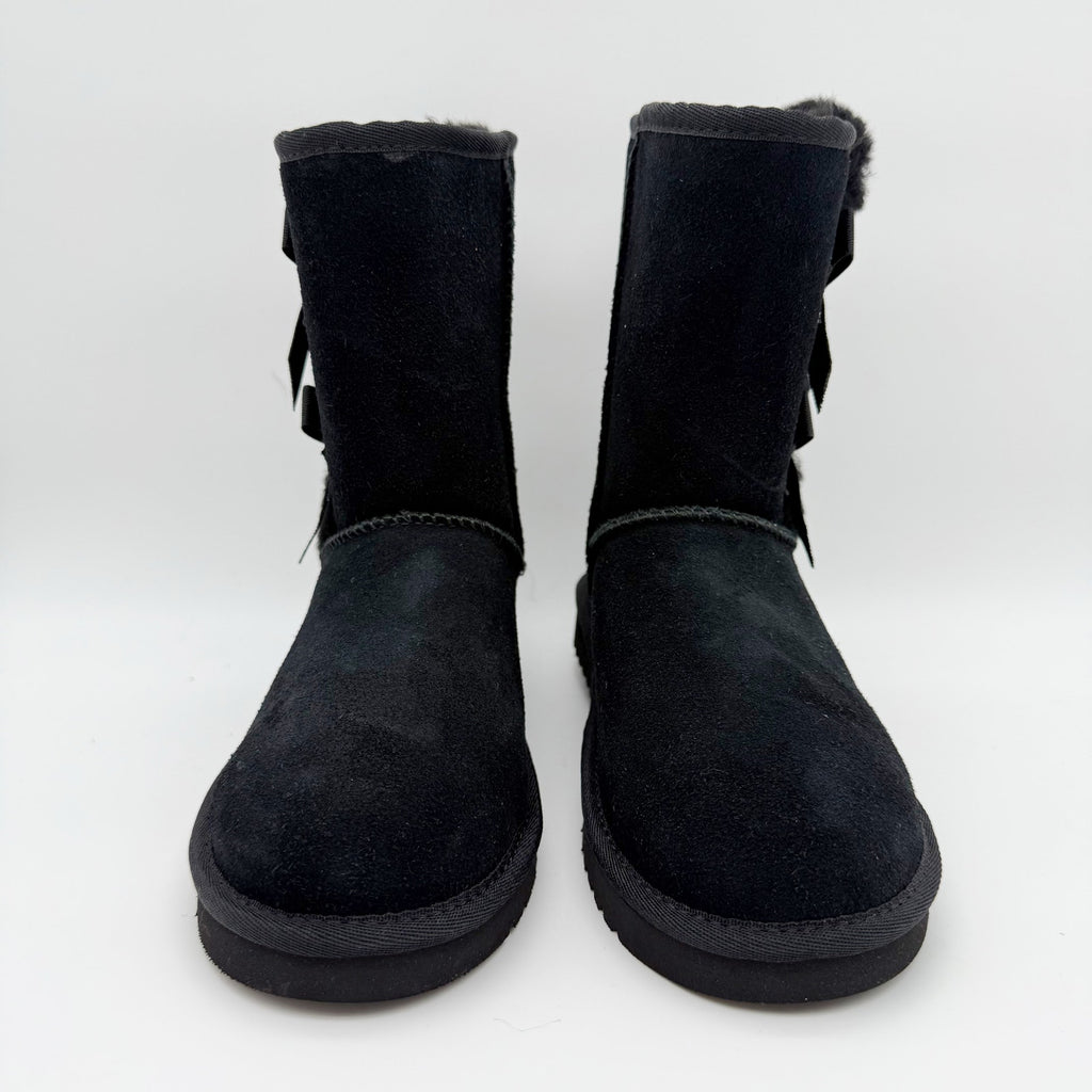 Koolaburra by UGG Womens Victoria Short Winter Boots US 5 EU 36 Black Suede NIB