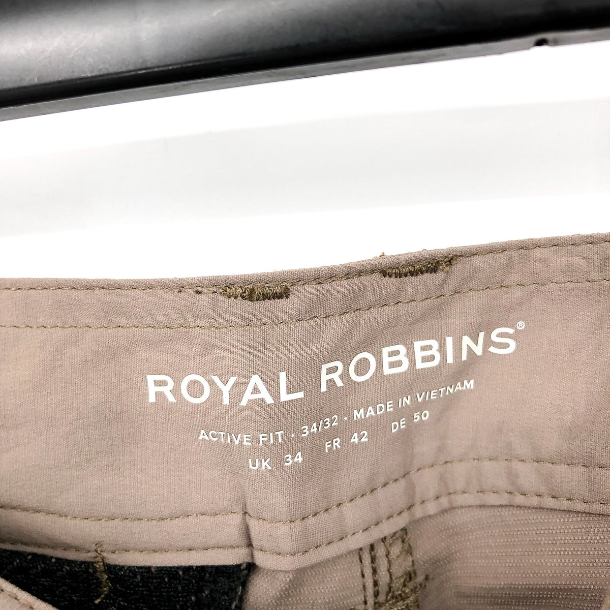 ROYAL ROBBINS Men's Active Traveler Pants 34x32 Khaki Falcon Stretch NWT
