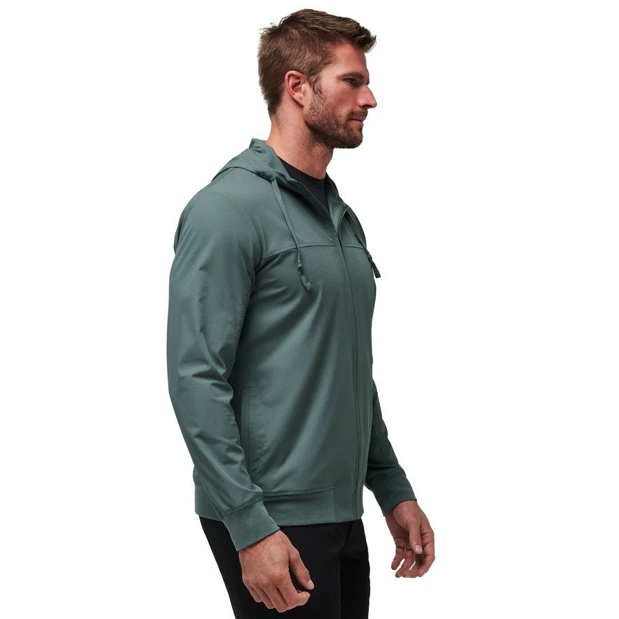 TRAVIS MATHEW Mens Wanderlust Hoodie 3XL Balsam Green Heater Sweatshirt NWT