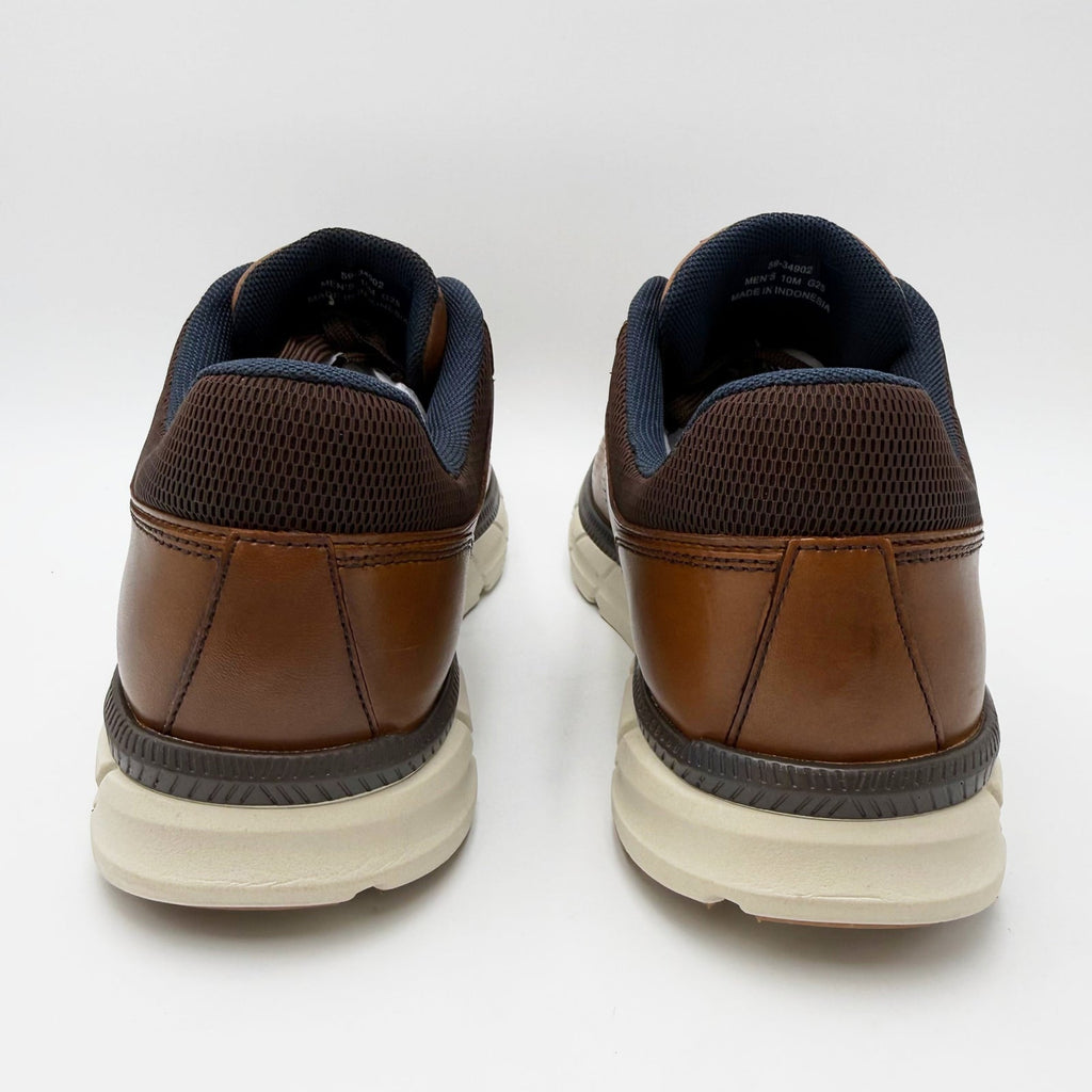 Johnston & Murphy Mens Hastings U-Throat Casual Sneakers Size 10 Tan Leather NIB