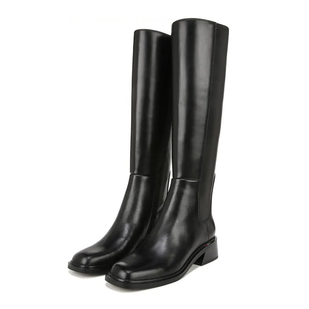 FRANCO SARTO Womens Giselle Knee High Boot Size 10 M EU 41 Black Leather NWOB