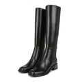 FRANCO SARTO Womens Giselle Knee High Boot Size 10 M EU 41 Black Leather NWOB