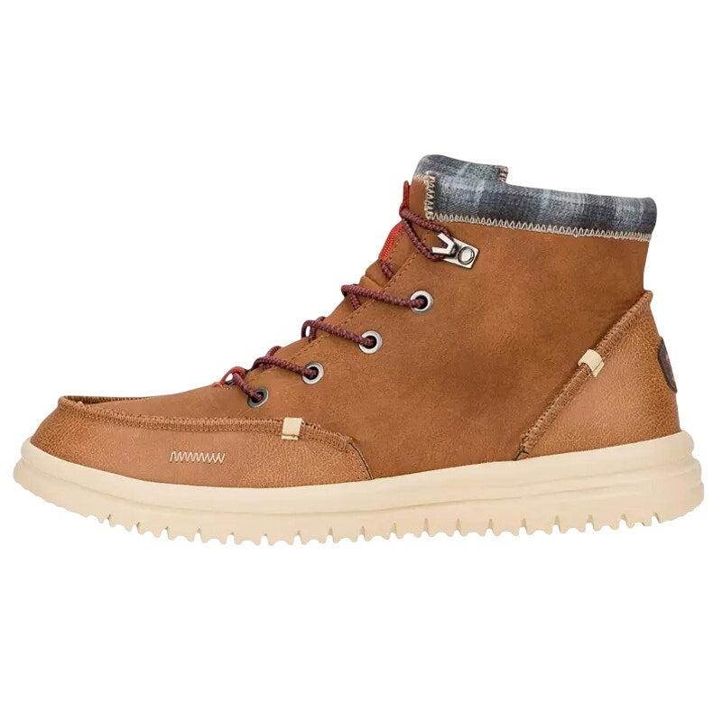 Hey Dude Mens Bradley Classic Ankle Boots US 15 EU 48 Brown Water Resistant NWOB