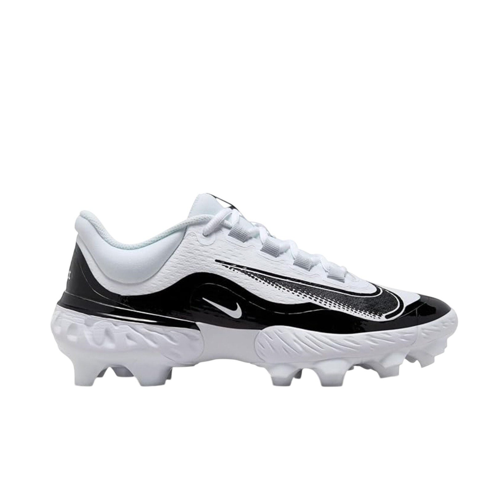 Nike Mens Alpha Huarache Elite 4 Low MCS Baseball Cleats US 12 White FD6255 NWOB