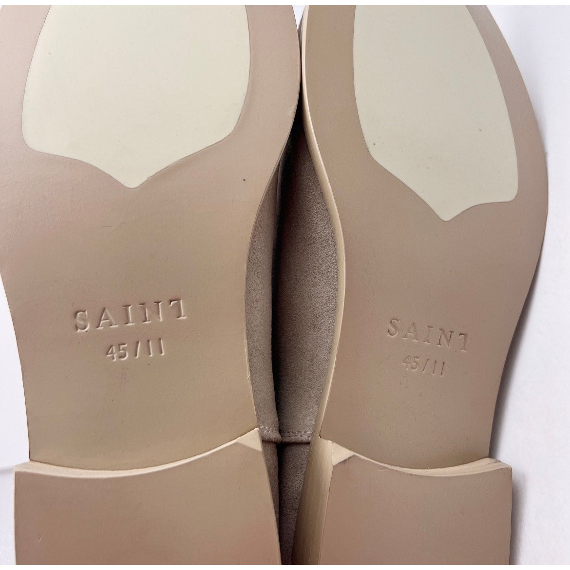 Saint Morta Mens Nomad Chelsea Boots Size 11 Light Stone Grey Round Toe NIB