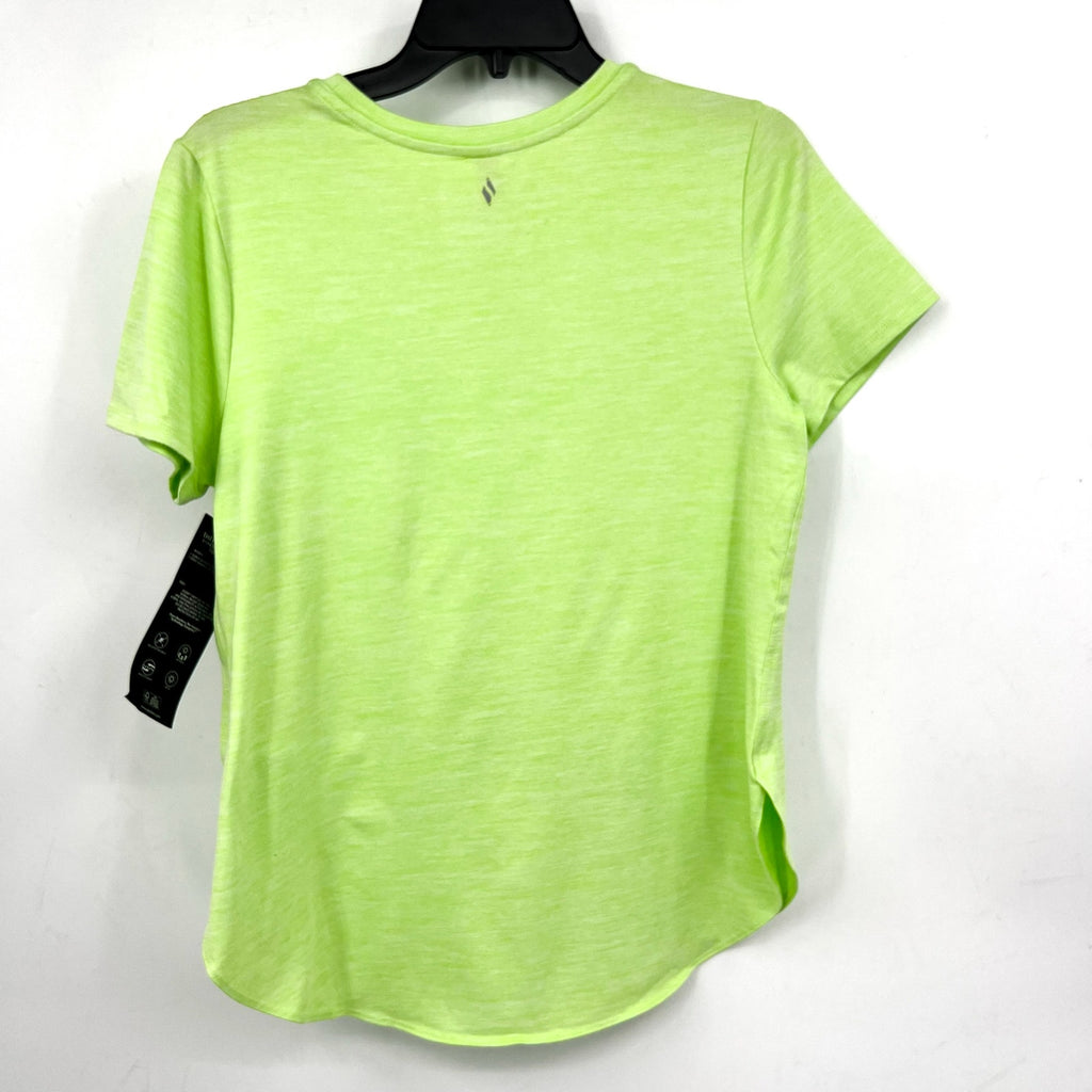 SKECHERS Women's GO DRI Swift Tunic Tee Medium Lime Green Short Sleeve NWT