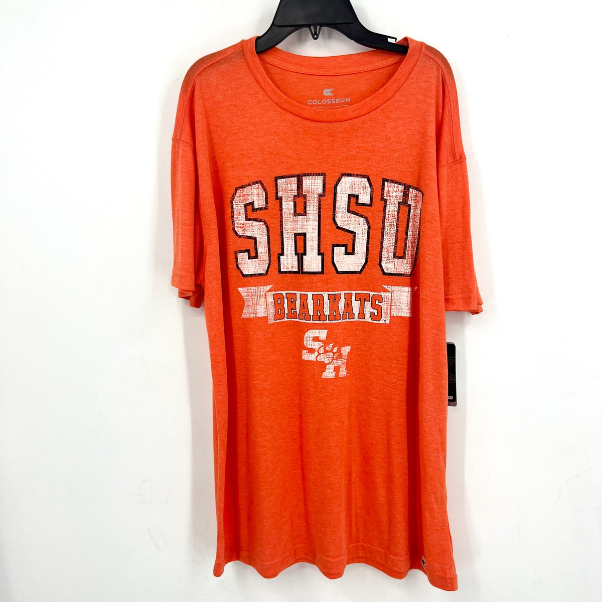 COLOSSEUM Mens Sam Houston State University Bearkats T-Shirt XL Orange NWT