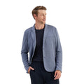 RIGHT OF WAY Men's Brody Knit Blazer Jacket Large Heather Blue NWOT