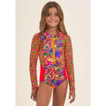 MAAJI Girls Miku Reversible Long Sleeve One Piece Size 12 Pink Amazonas NWT