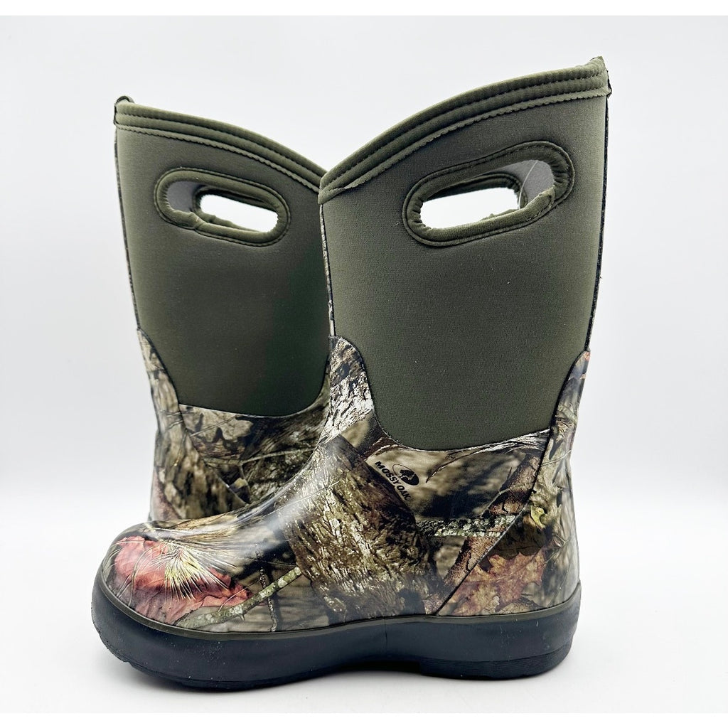 Bogs Kids Classic II Mid Boots Youth 3 Green Black Mossy Oak Waterproof NIB