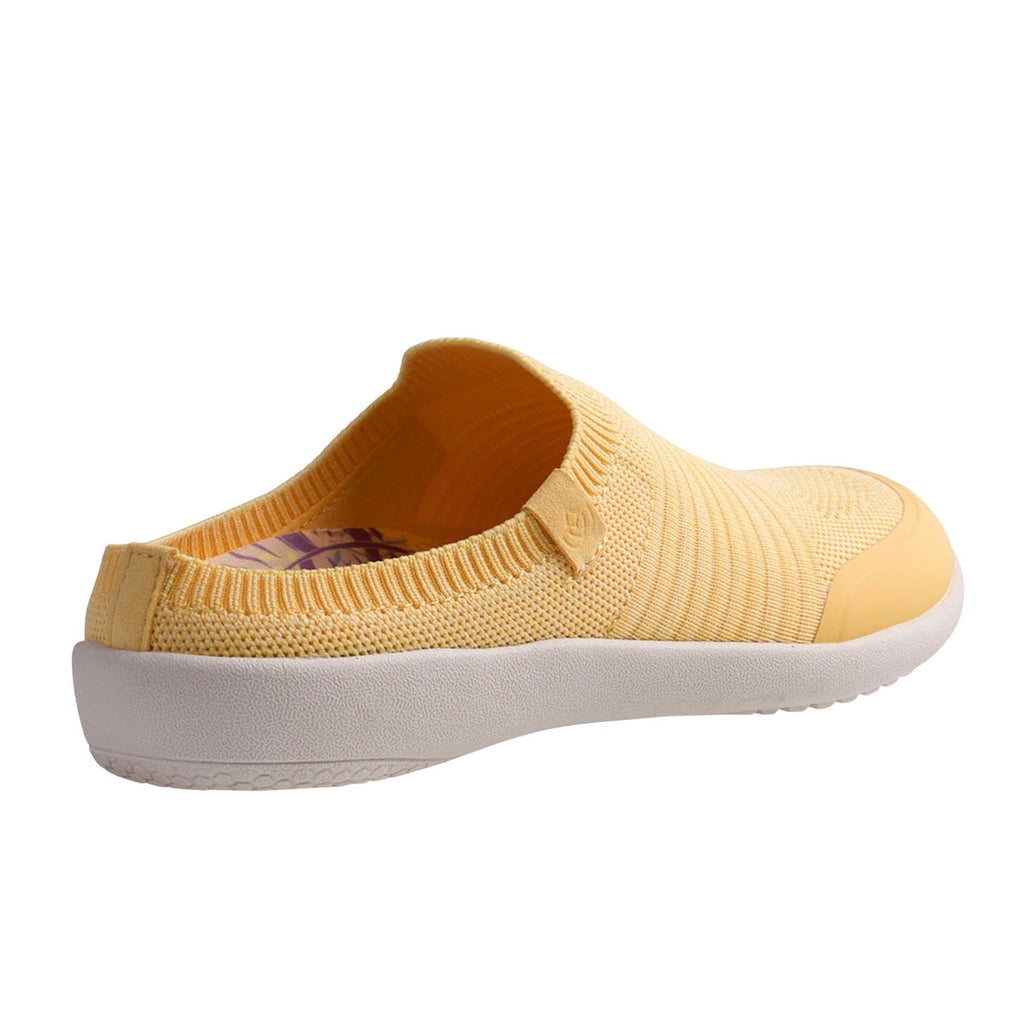 Spenco Women's Blissful Casual Shoes Size 6 Sundress Yellow Slip On Mule NIB