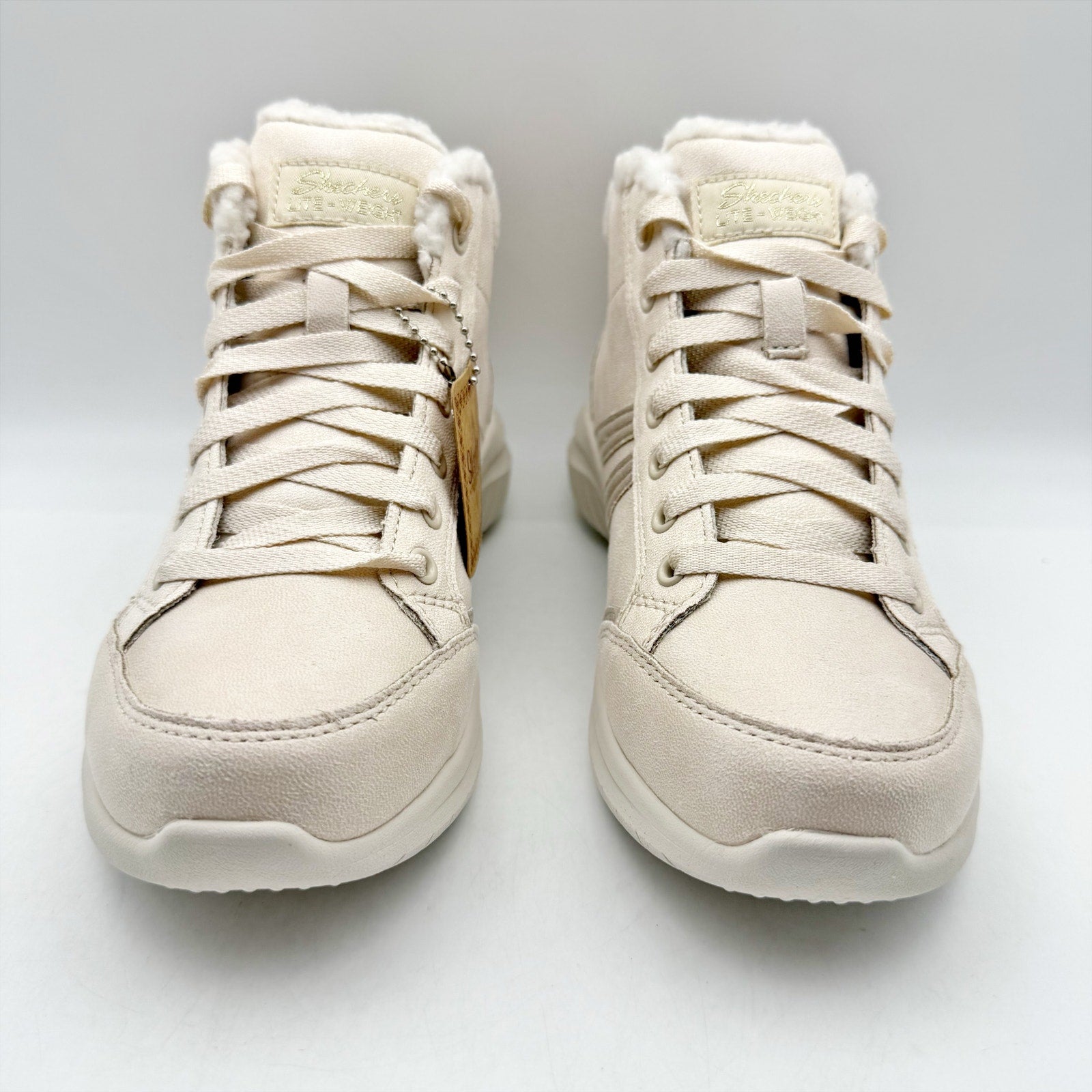 Skechers Womens Ultra Flex 2.0 Winter Booties US 7 EU 37 Natural Cream NIB