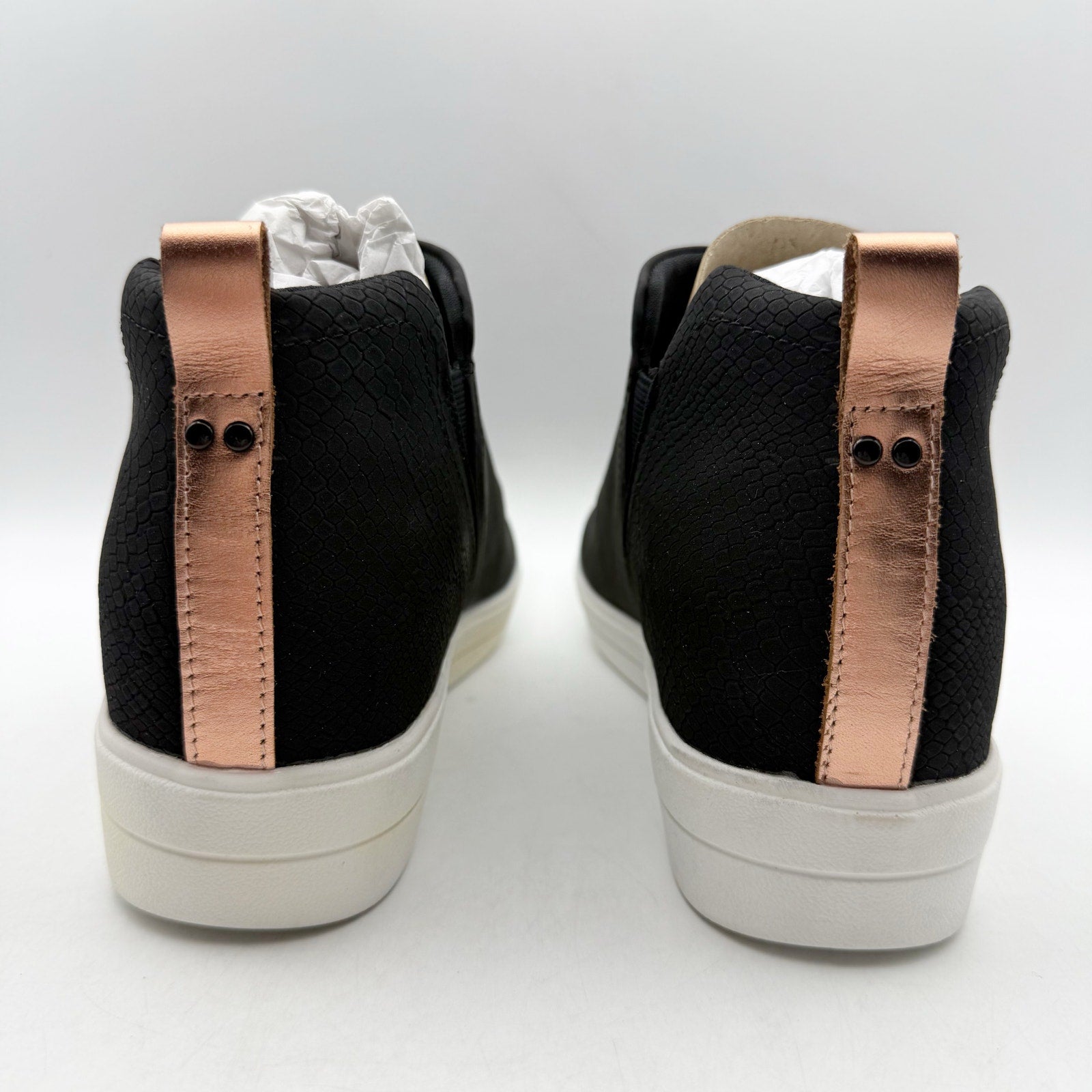 Ryka Womens Vera Wedge Casual Sneakers US 8.5 M EU 38.5 Black Knit NIB