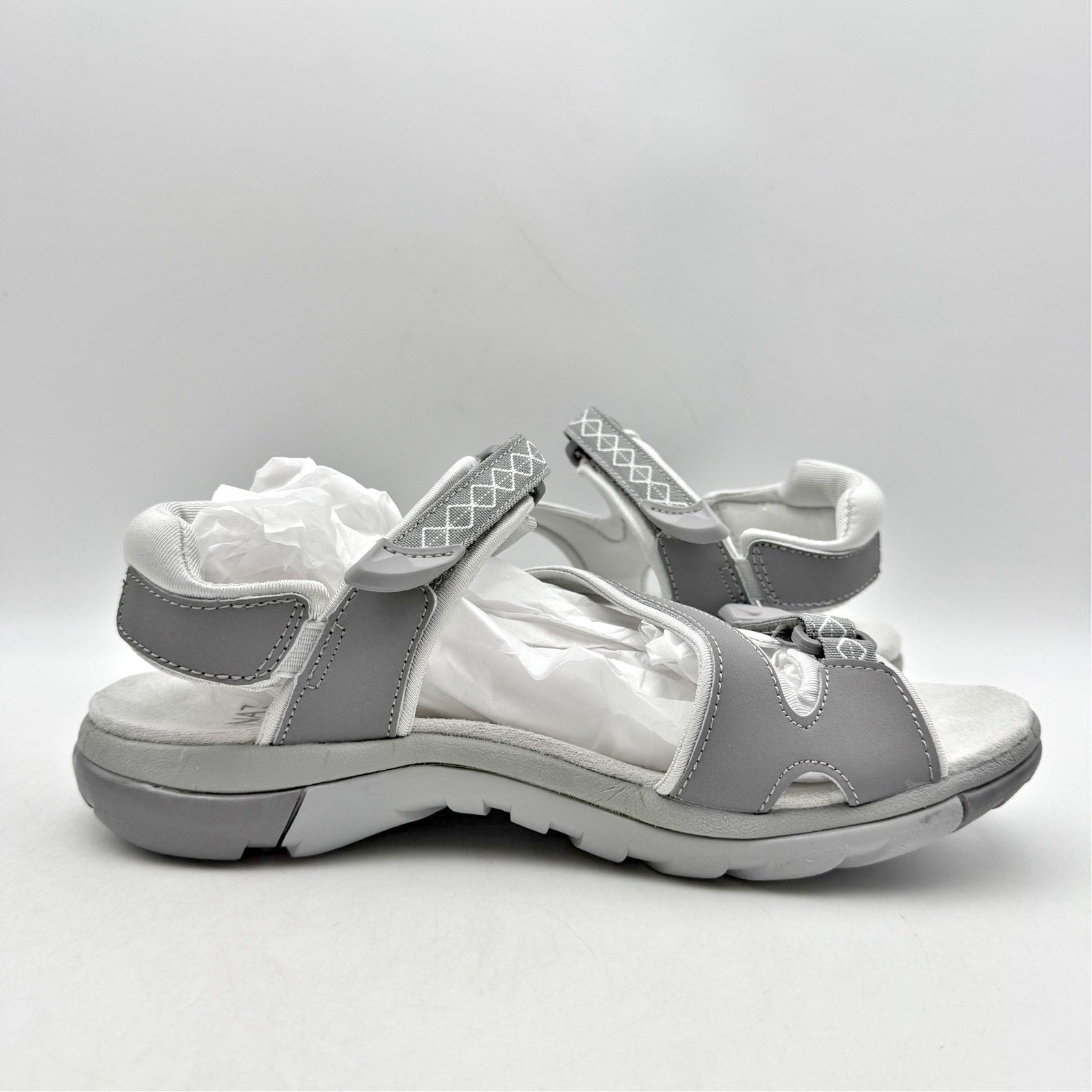 Natuarlizer Womens Angeles III Sports Sandals US 9 M EU 39 Grey Leather NIB
