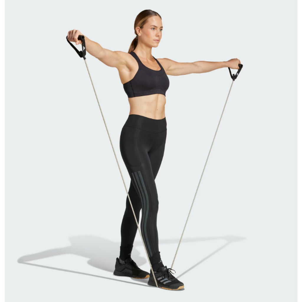 ADIDAS Women's TLRD Impact Training High-Support Bra M A-B Black NWT