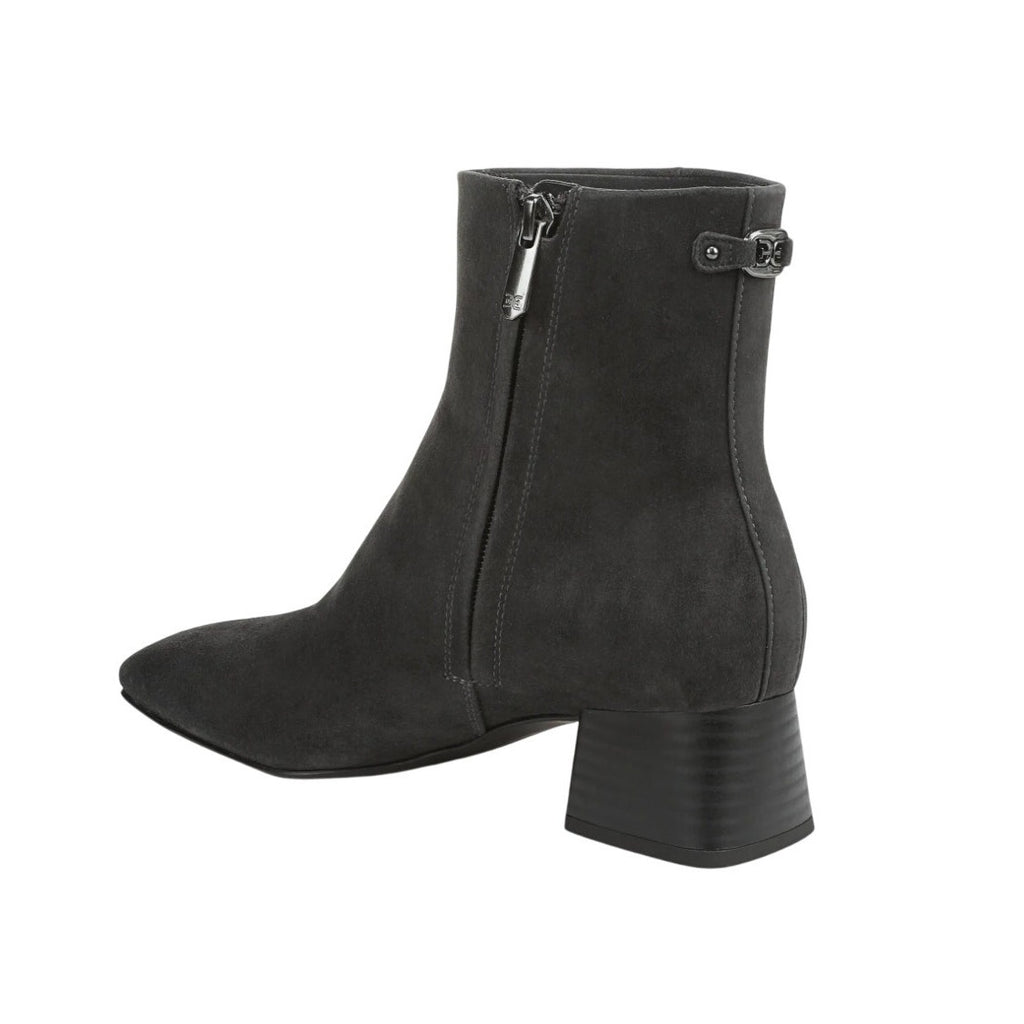 Sam Edelman Paige Ankle Booties US 10.5 M EU 41.5 Graphite Gray Suede NIB