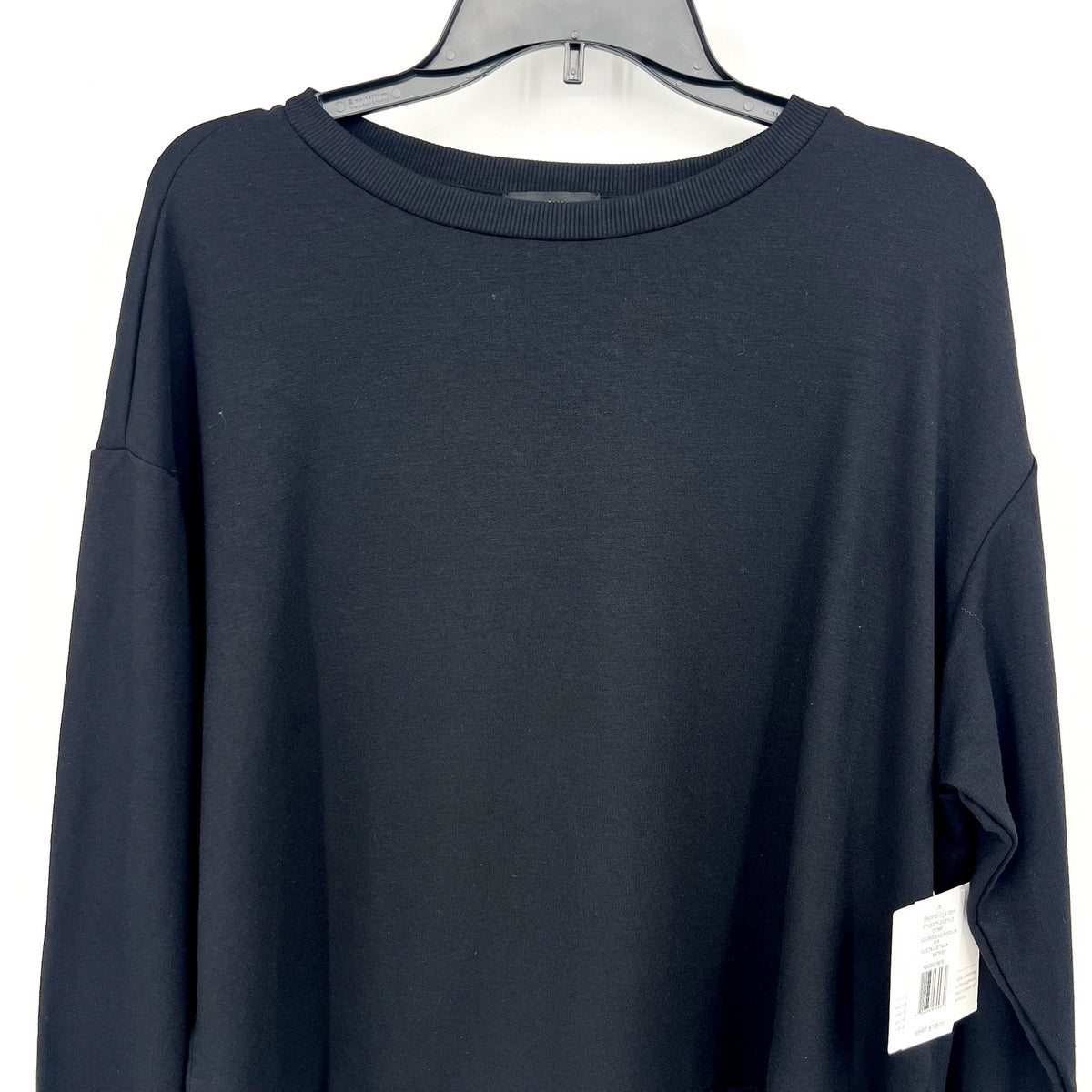 BEYOND YOGA Women's Off Duty Pullover Sweatshirt XS Black Crewneck NWT