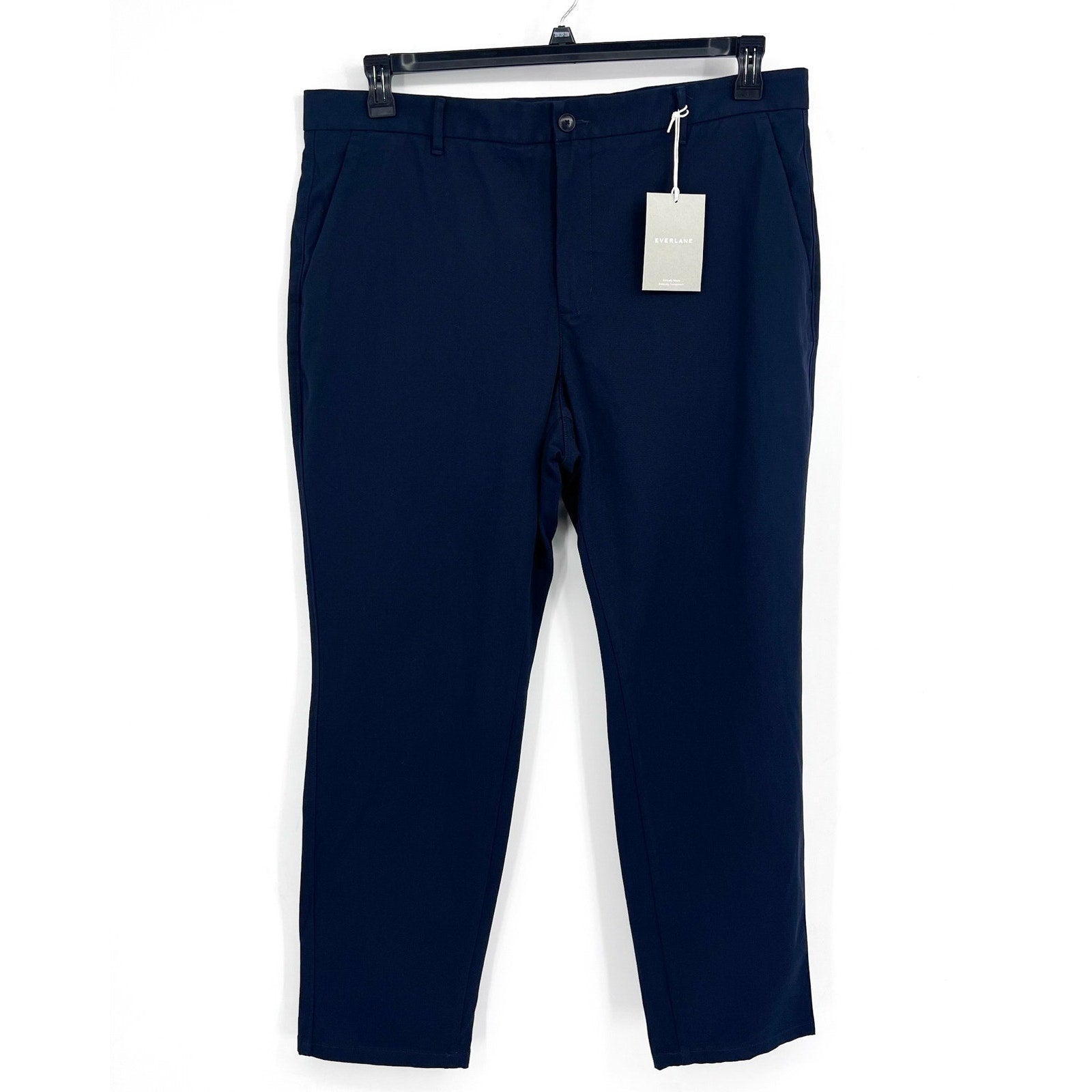 EVERLANE UNIFORM Men's The Performance Chino 40x30 Navy Blue Pants NWT
