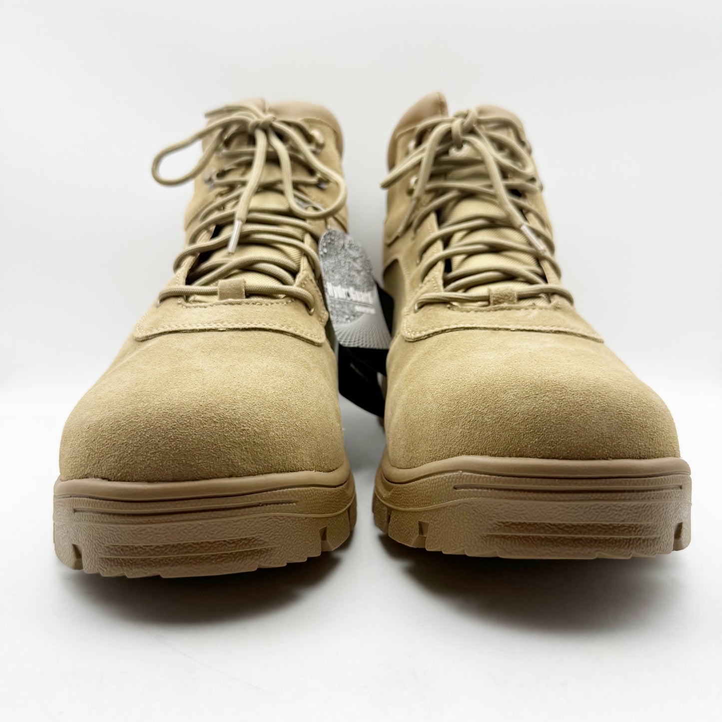 Skechers Mens Work Wascana Millit WP Boots US 15 Tan Leather Relaxed Fit NIB