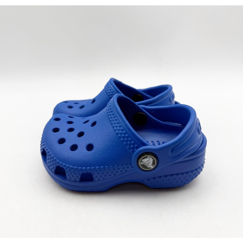 Crocs Baby Boys Classic Littles Clogs C2 C3  Blue NWOB