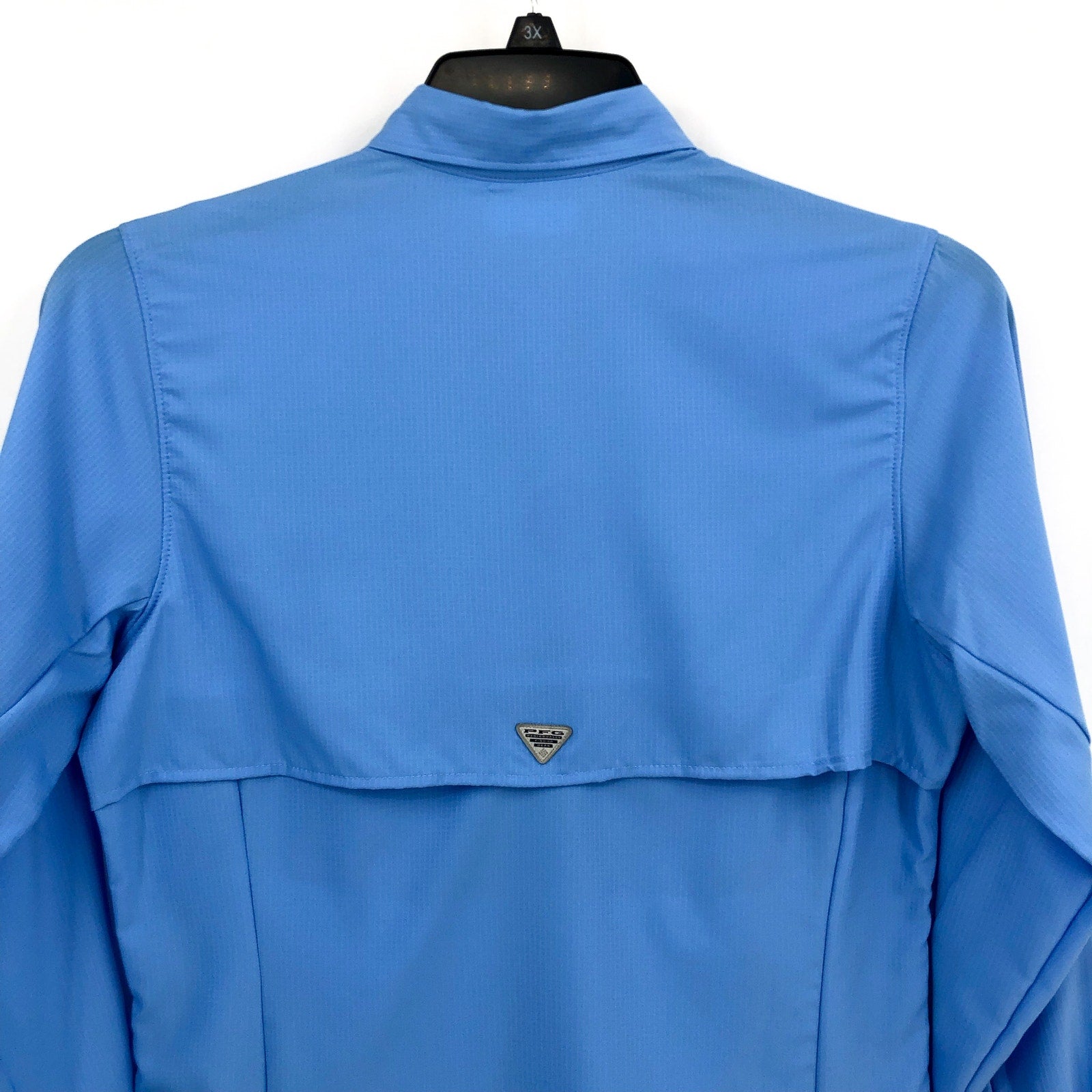 COLUMBIA Women's PFG Tamiami II Long Sleeve Shirt XS Blue UPF 40 NWT