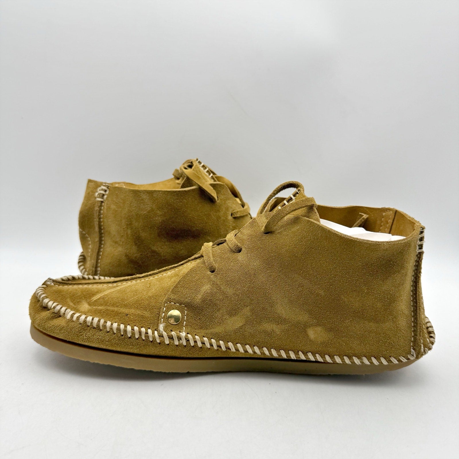 RE/DONE Womens Metal Oxford Shoes EU 39 US 9 Brown Suede NWOB
