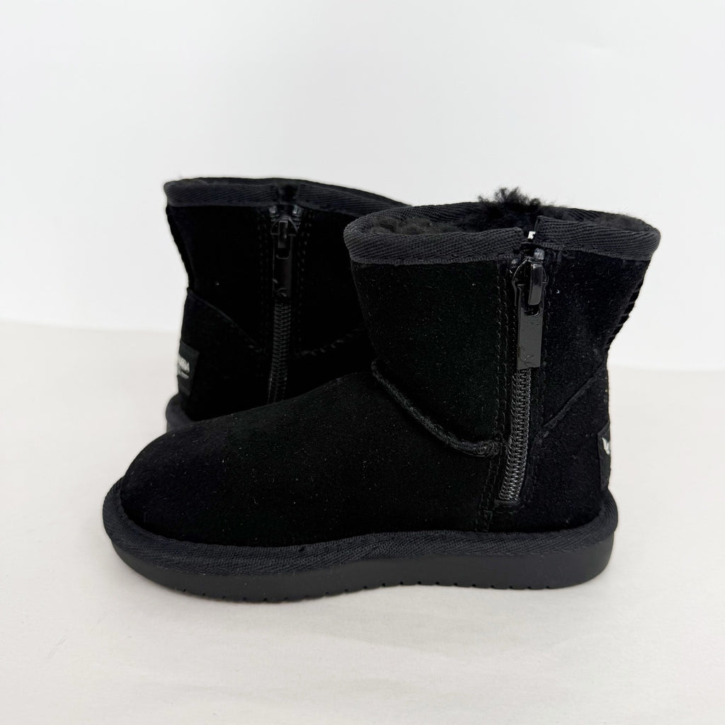 Koolaburra by UGG Kids Koola Mini Boot Baby Toddler Size 7 Black Suede NWOB