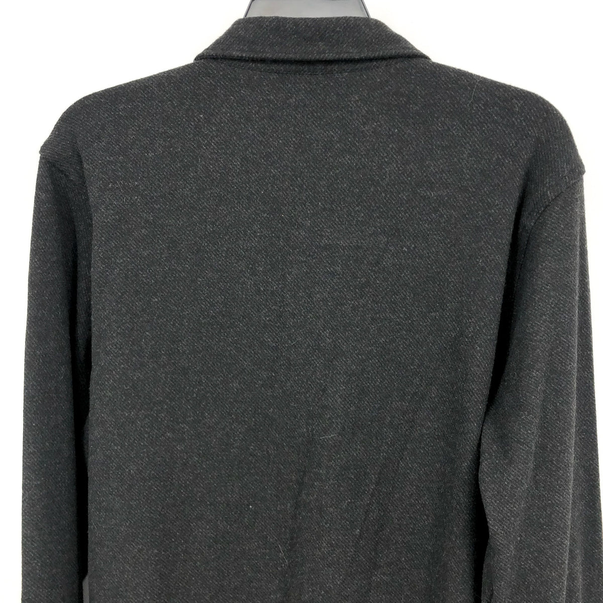 FAHERTY Mens Legend Sweater Shirt Medium Heathered Black Twill Long Sleeve NWT
