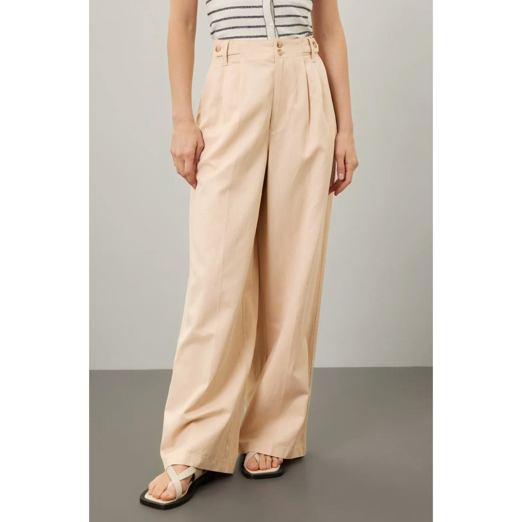 MADEWELL Women's The Harlow Pants Size 6 Tan Harvest Moon Wide Leg NG521 NWT