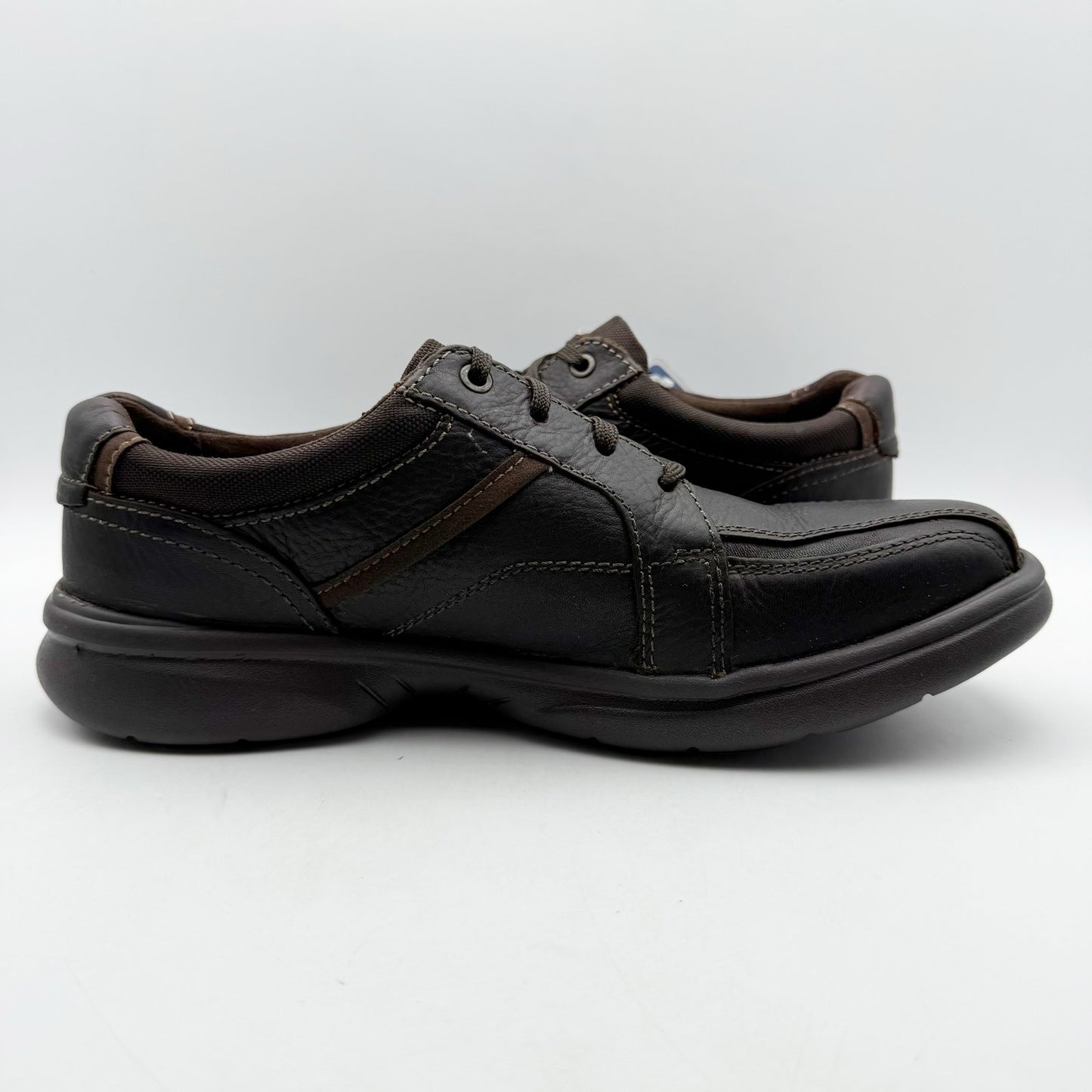 Clarks Mens Bradley Walk Shoe US 11 M EU 44.5 Brown Leather Comfort NIB