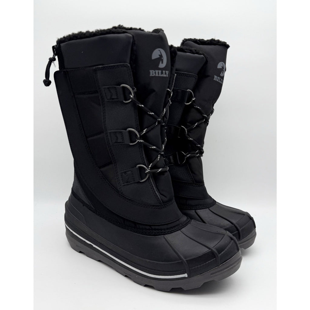 BILLY Footwear Kids Ice II Snow Boots US 7 M EU 39 Black Water Resistant NIB
